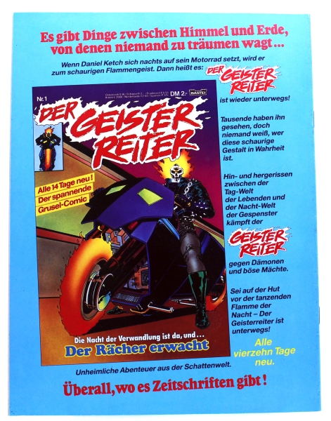 RoboCop - die eiserne Faust des Gesetzes Comic Magazin Nr. 7: Die Rebellion der Rocker von Bastei